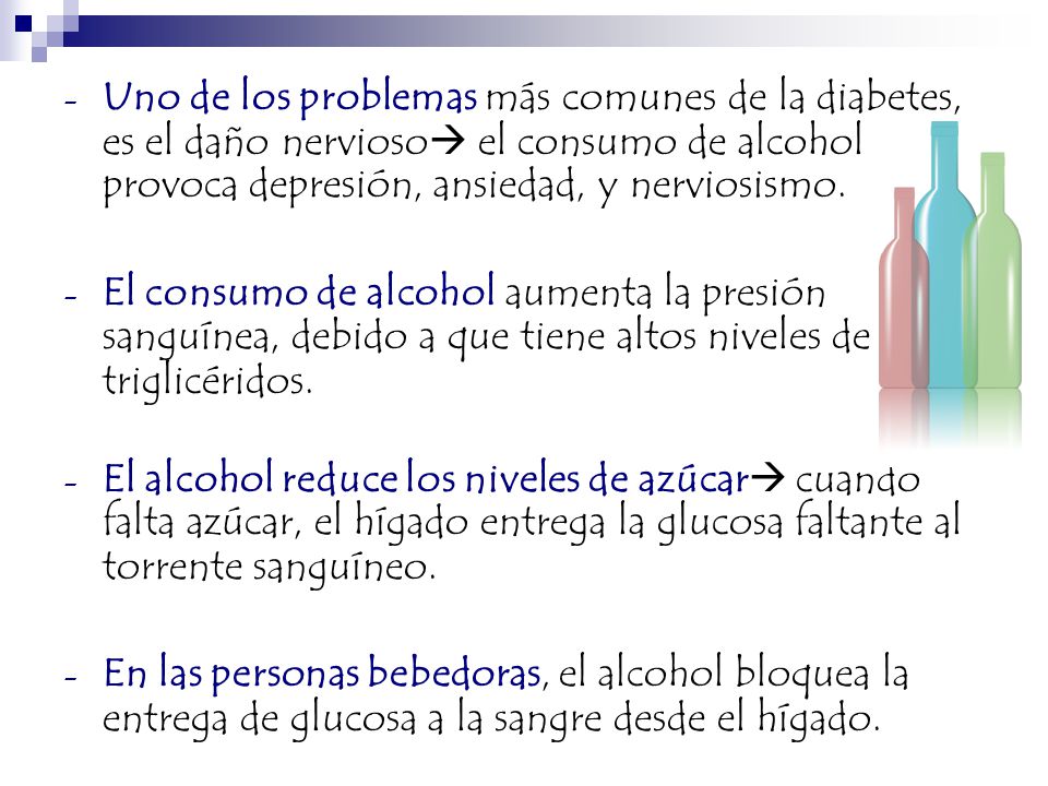 Trigliceridos alcohol y